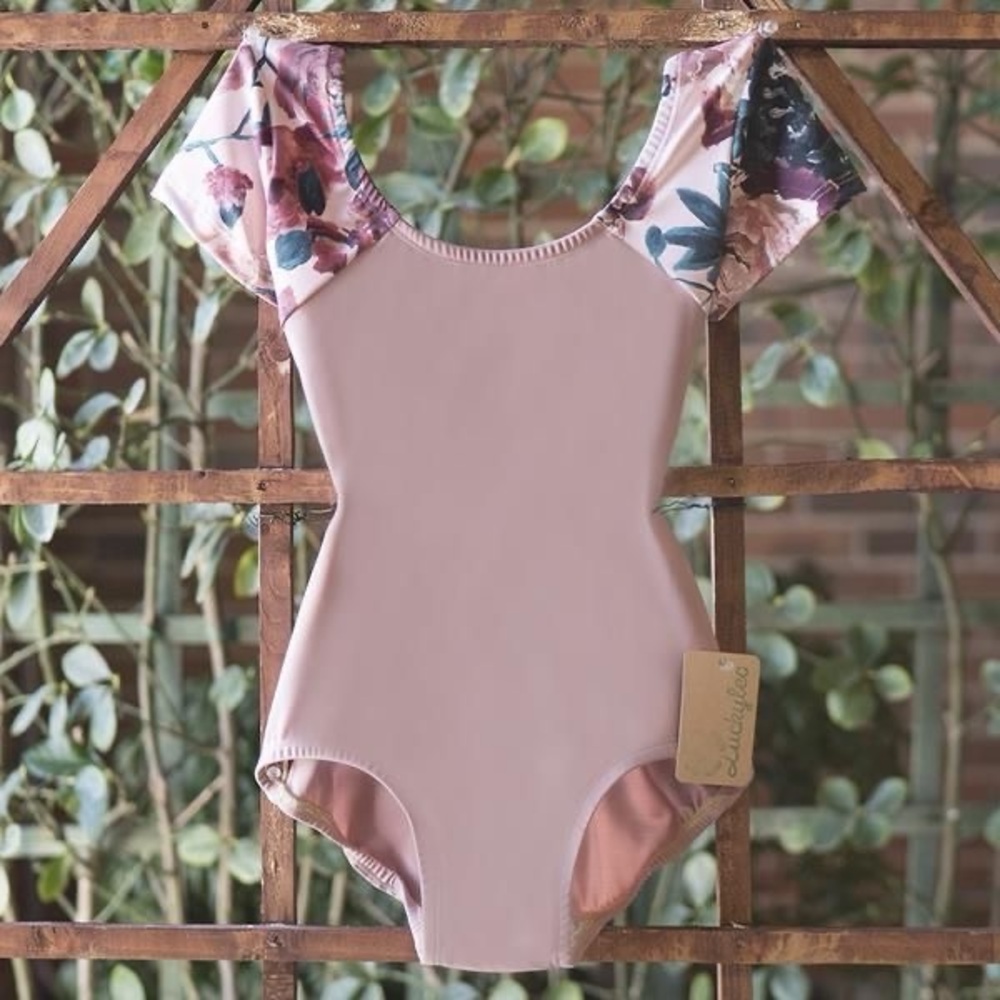Floral Sleeve Women's Bodysuit